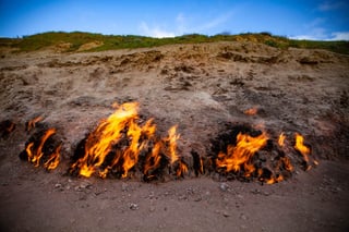 Yanar Dagh es un gas natural
