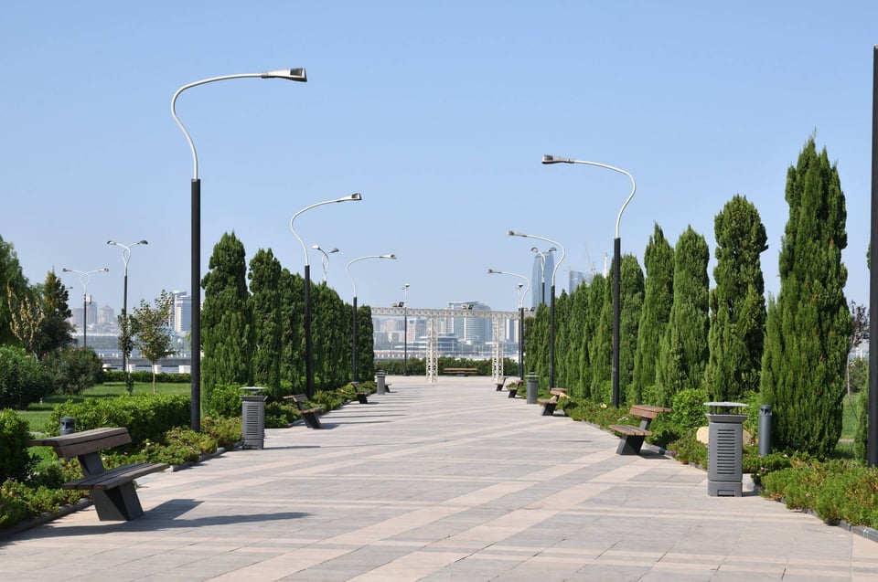 Boulevard du bord de mer de Bakou