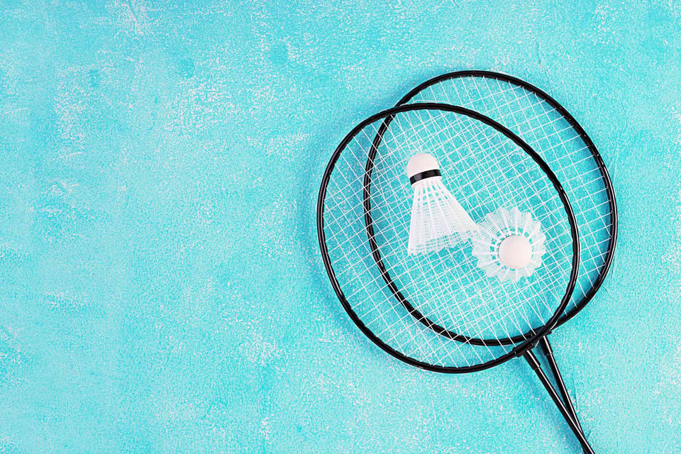 Shuttlecock And Badminton Rackets
