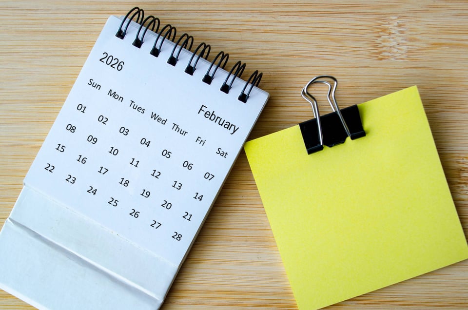 View Of February 2026 Calendar